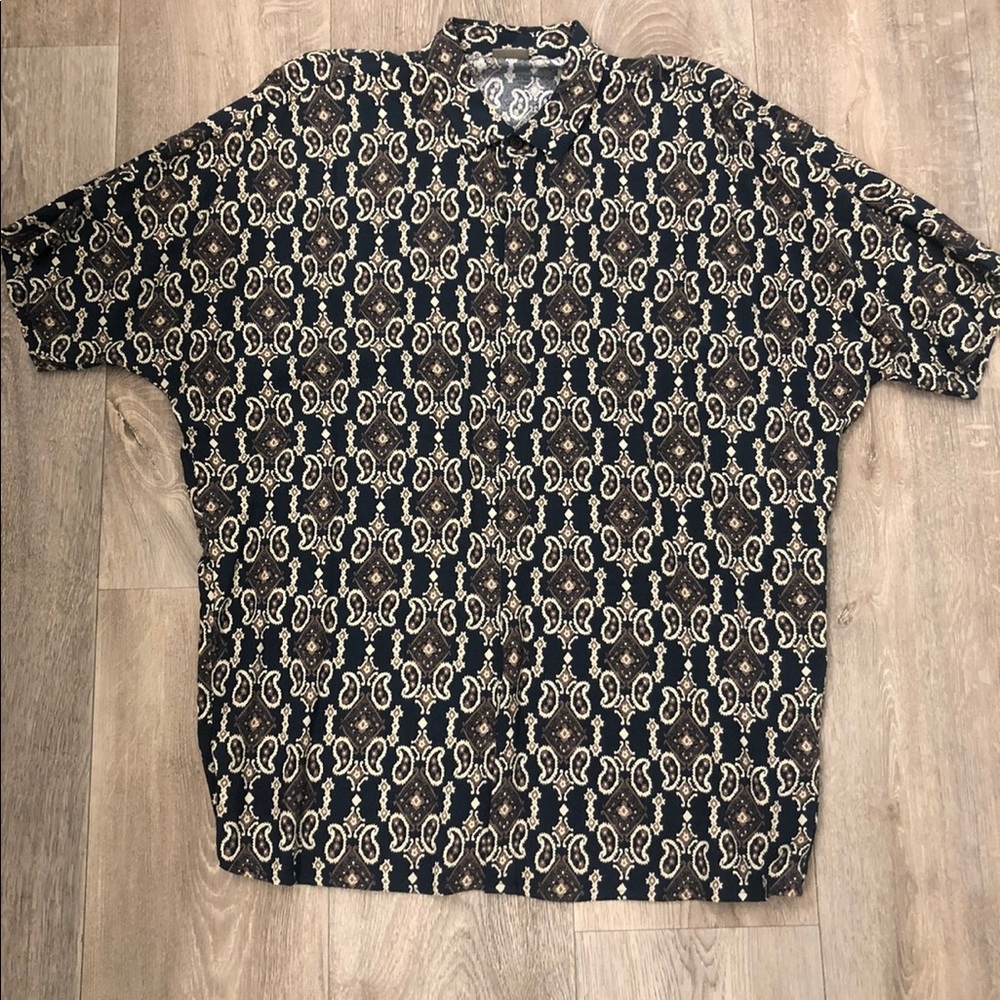 Asos paisley button up shirt